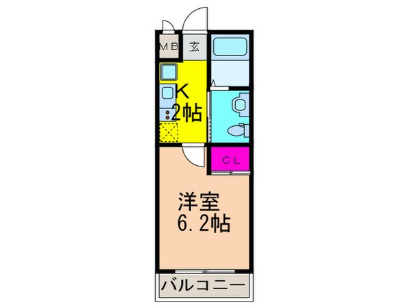 ウインズコート豊中南の物件間取画像